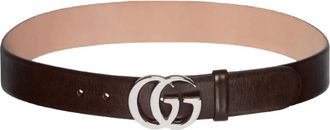 Gucci Double G Riem - Heren - Riemen - Bruin - 90 CM - Leer - Accessoires