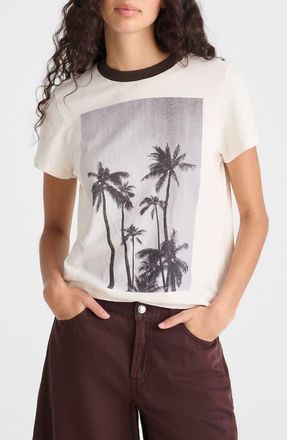 Madewell The Relaxed Graphic T-Shirt in Palm Tree at Nordstrom, Size Xx-Small