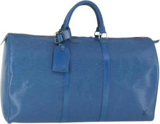 Louis Vuitton Pre-owned Weekend Bags, female, Blue, Size: ONE SIZE Pre-owned Boston Bag