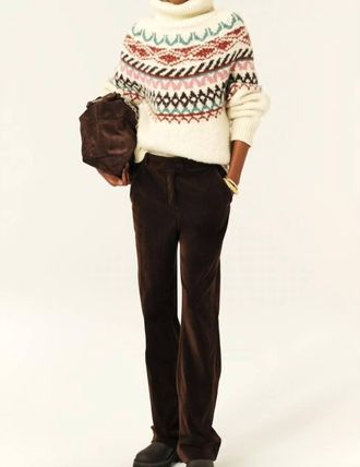 BA&SH Babilon Pant In Brown