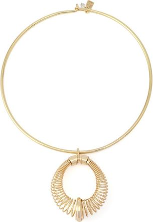 Robert Lee Morris Coiled Pendant Collar Necklace in Z/dnugold at Nordstrom