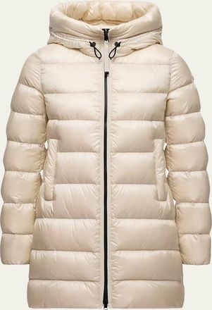 Moncler Suyenne Hooded Long Down Parka