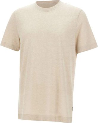 HUGO BOSS Thompson T-shirt - Heren - T-shirts - Beige - S - Katoen - Tops