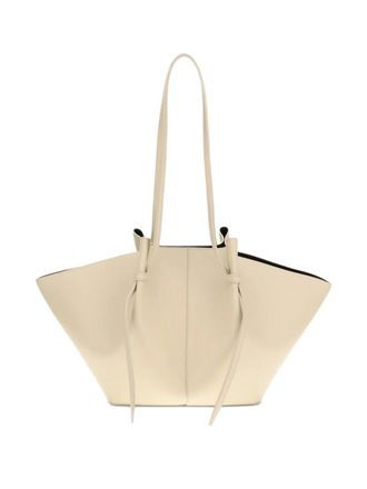 Yuzefi large Mochi leather shoulder bag - Neutrals