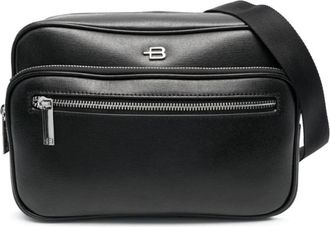 Baldinini Messenger Bags - Heren - Schoudertassen - Zwart - ONE Size - Leer - Tassen