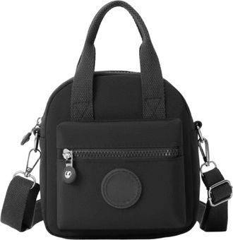 Generic Womens Cross-Body Bags Cross Body Bag Women for Work, Office Unisex Street Canvas Messenger with Multiple Pockets for Daily Crossbody Carry