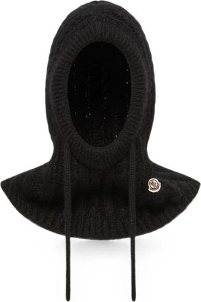 Moncler Black Knitted Winter Hat