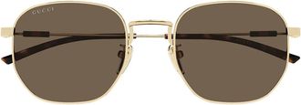 Gucci Sunglasses Gg2095 S 004 Gold/Brown Men