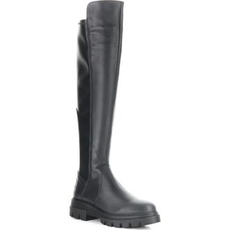 Bos. & Co. Fifth Waterproof Knee High Boot in Black Feel/nappa Str at Nordstrom Rack, Size 10-10.5Us / 41Eu