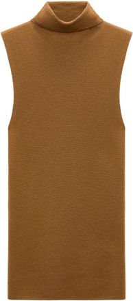 Dorothee Schumacher Urban Merino Top - Dames - Coltruien - Bruin - M - Wol - Truien & Vesten