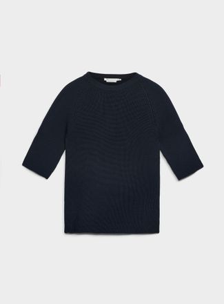 Contemporaine Womens Raglan-sleeve Tunic Top sweater