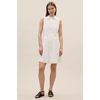 Rebecca Taylor Marietta Shirt Dress in Milk at Nordstrom, Size X-Large