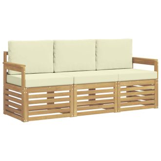 vidaXL Juegos De Sof&aacute;s Madera De Acacia S&oacute;lida Vidaxl