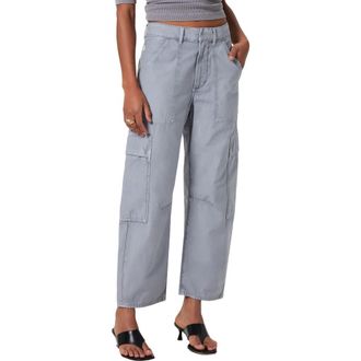 Citizens Of Humanity Marcelle Low Rise Barrel Cargo Pants in Hematite (Blue) at Nordstrom Rack, Size 32