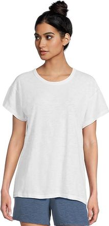 Mod-o-doc Short Sleeve Favorite T-Shirts Womens Clothing White 1 : LG (US 12-14), Cotton