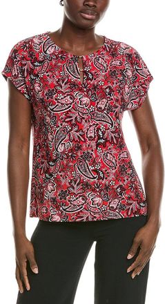 Jones New York Double Trim Top