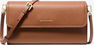 Michael Kors Jet Set Small Pebbled Leather Smartphone Crossbody Bag
