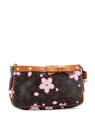 Louis Vuitton Pochette Accessoires Limited Edition Cherry Blossom Monogram clutch bag - Bruin