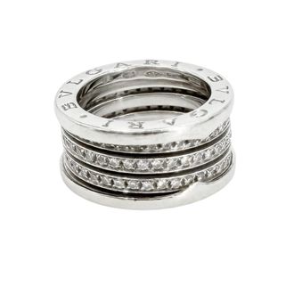 Bulgari White Gold (18K) Band Ring (Pre-Owned)