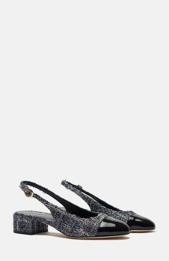 Coco High Heels in Blue - Tweed at Nordstrom, Size 39.5