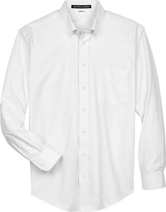 Devon & Jones Crown Collection Oxford Woven Dress Shirt