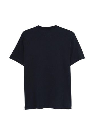 Emporio Armani Logo-Print Cotton T-Shirt - Black