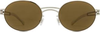 Mykita Occhiali da sole tondi - Argento