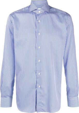 Xacus Camicia in cotone twill - - Shirts - Uomo - Blu - L