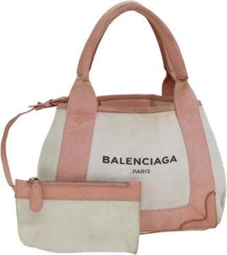 Balenciaga Pre-owned borse a mano di tela - - Pre-owned - Donna - Rosa - ONE SIZE