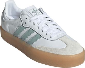adidas Sambae Sneaker in White/Wonder Blue/Off White at Nordstrom, Size 10.5