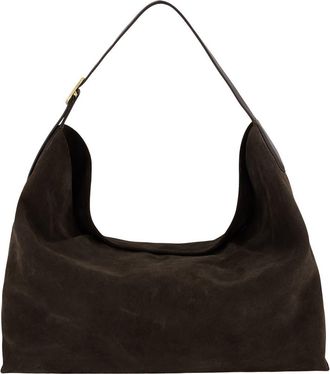 Vince Medium Vivian Suede Hobo Bag in Cacao at Nordstrom
