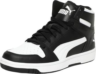 Puma Unisex Rebound Layup SL Trainers, Black White, 10 UK, puma Black puma White