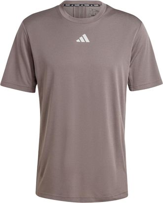 adidas HIIT Workout 3-Stripes T-shirt Asia Sizing Taupe IS3720