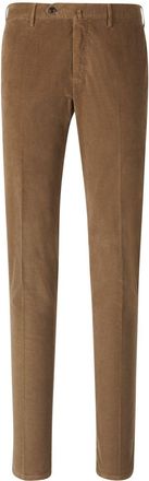 Pantaloni Torino Leonardo slim-fit trousers - Brown