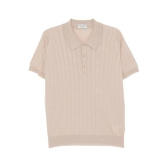 John Smedley Polo Shirts, male, Brown, Size: XL Sweater