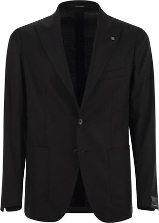 Tagliatore Derrick Blazer - Heren - Blazers - Zwart - 4XL - Wol - Jassen
