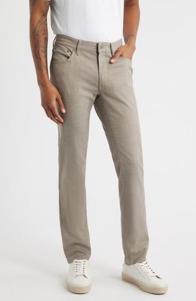 Brax Chuck Stretch Chambray 5-Pocket Pants in Nougat at Nordstrom, Size 36 X 34
