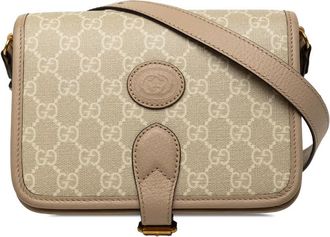 Gucci Pre-owned Gucci Mini GG Supreme Interlocking G Crossbody Ladies QRCKX6EMRJVLIKQZ