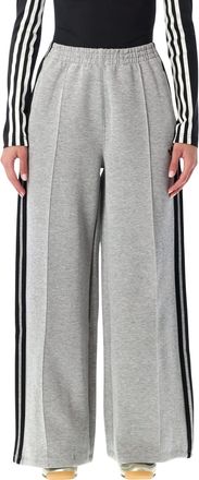 adidas Grey Wide-leg Track Pants