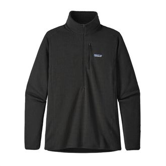 Patagonia Mens R1 Pullover Sweatshirt In Black
