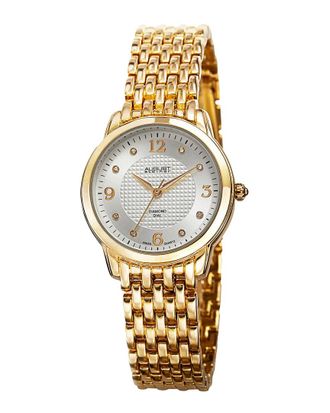 August Steiner Womens Alloy Diamond Watch