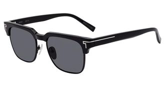 Tumi Grey Square Mens Sunglasses STU514 0BLA 53