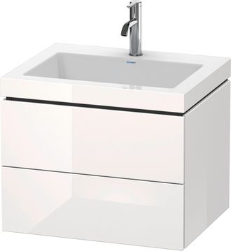 Duravit Duravit - Mueble De Ba&ntilde;o L-cube Wt Vero Air 500x600x480mm Sin Orificio Para Grifer&iacute;a Nogal Oscuro