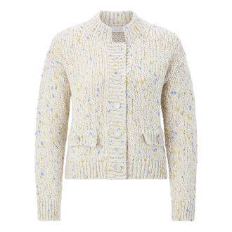 Rich & Royal Boxy Neps Garen Vest - Dames - Vesten - Veelkleurig - L - Wol - Truien & Vesten
