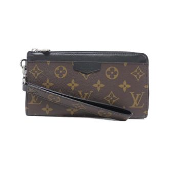 Louis Vuitton Brown Monogram Macassar Coated Canvas Monogram Long Wallet (Bi-Fold) (Pre-Owned)