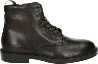 Giorgio Casual Bruin Leren Herenschoenen - Heren - Veterlaarzen - Bruin - 40 EU - Leer - Schoenen