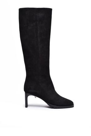 Maisons Skorpios Womens Suede Boots - Black