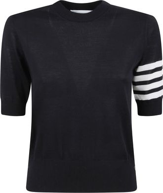 Thom Browne Donna, Maglie, Blu, XS, new