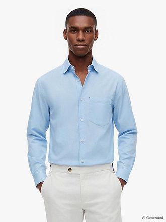 Tommy Hilfiger New York Label Relaxed Fit Poplin Shirt