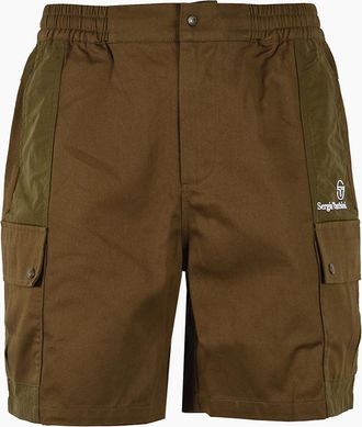 Sergio Tacchini Mens SERGIO TACCHINI CALISTI SHORTS DARK OLIVE - Green - Size: 36/32